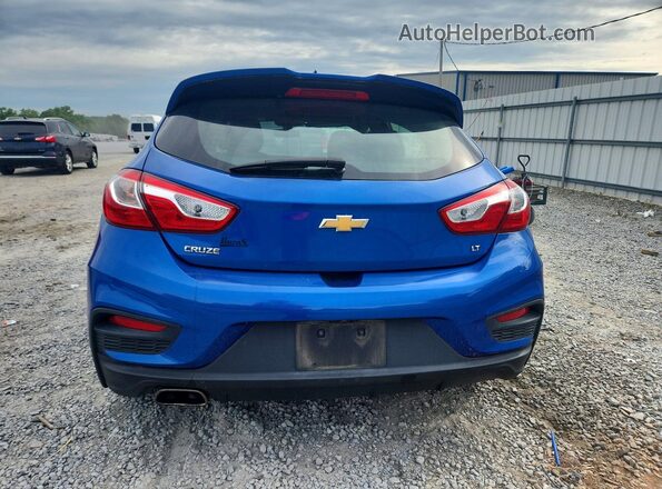3G1BE6SM4JS652197 2018 CHEVROLET CRUZE Blue Rear view