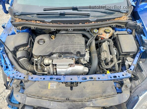 3G1BE6SM4JS652197 2018 CHEVROLET CRUZE Blue Rear interior view