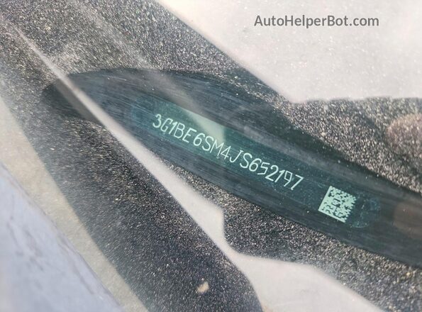 3G1BE6SM4JS652197 2018 CHEVROLET CRUZE Blue Engine compartment view