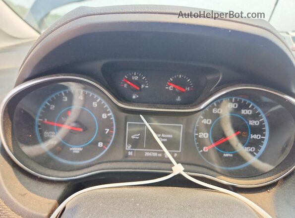 3G1BE6SM5HS530135 2017 CHEVROLET CRUZE Серый Вид щитка приборов