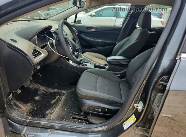 3G1BE6SM5HS530135 2017 CHEVROLET CRUZE Серый Вид салона спереди