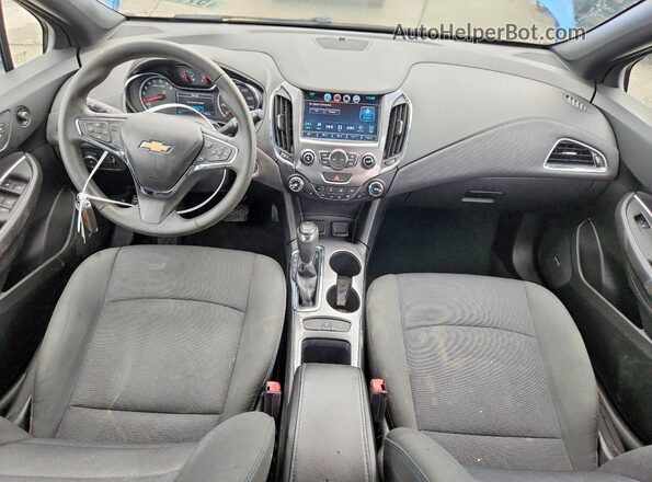 3G1BE6SM5HS599312 2017 CHEVROLET CRUZE Blue Вид панелі приладів