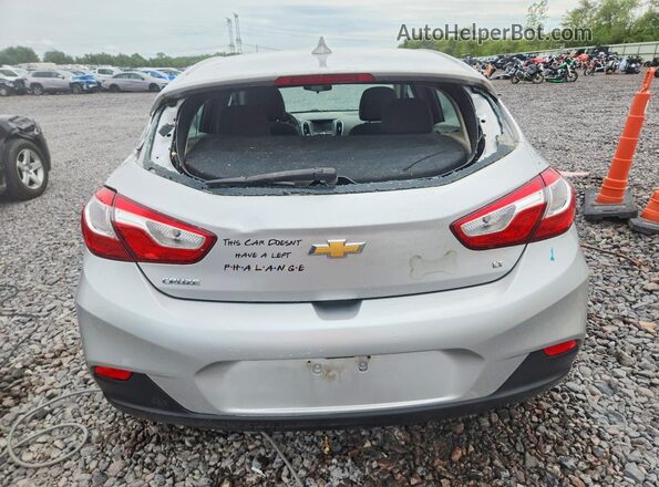 3G1BE6SM5JS599347 2018 CHEVROLET CRUZE Silver Հետևի տեսք