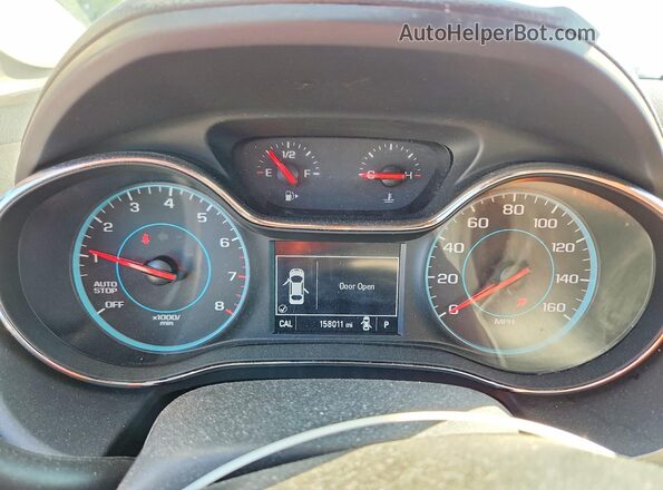 3G1BE6SM5JS655108 2018 CHEVROLET CRUZE White Вид щитка приладів