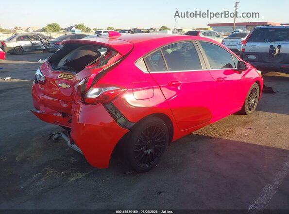 3G1BE6SM6HS514655 2017 CHEVROLET CRUZE Red Trasero derecho