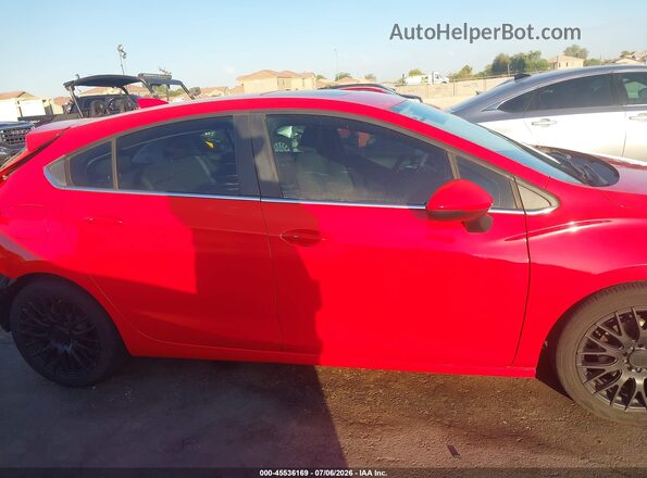 3G1BE6SM6HS514655 2017 CHEVROLET CRUZE Red Vista interior trasera