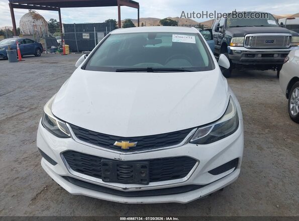 3G1BE6SM6JS587790 2018 CHEVROLET CRUZE White Instrument cluster view