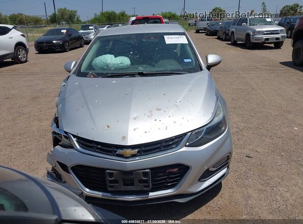 3G1BE6SM6JS653805 2018 CHEVROLET CRUZE Silver Вид задньої частини салону
