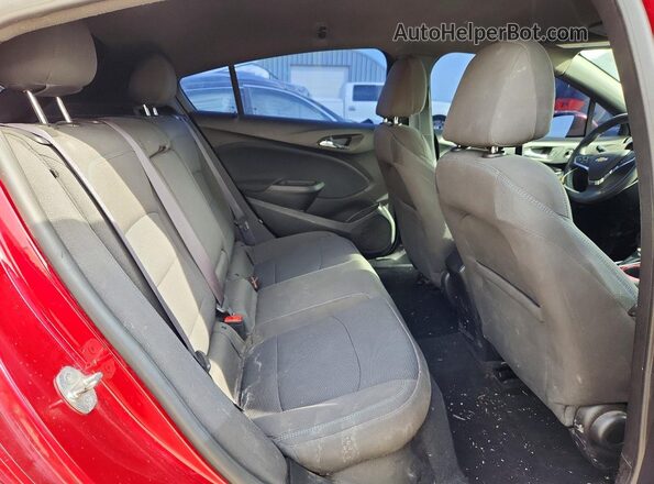 3G1BE6SM7HS532534 2017 CHEVROLET CRUZE Красный Вид задних сидений