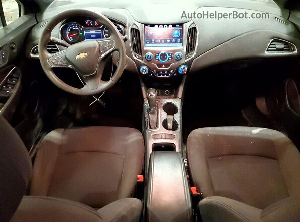 3G1BE6SM7HS575738 2017 CHEVROLET CRUZE Оранжевый Вид панели приборов