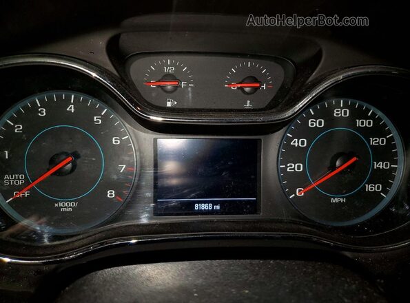 3G1BE6SM7JS630744 2018 CHEVROLET CRUZE Серый Вид щитка приборов