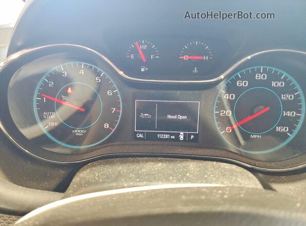 3G1BE6SM7JS640013 2018 CHEVROLET CRUZE Silver Instrument cluster view