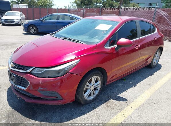 3G1BE6SM8HS544840 2017 CHEVROLET CRUZE Red Передня ліва чверть