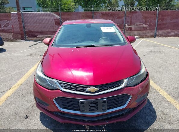 3G1BE6SM8HS544840 2017 CHEVROLET CRUZE Red Вид щитка приладів