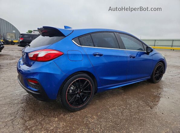 3G1BE6SM8JS525100 2018 CHEVROLET CRUZE Blue Tył prawy