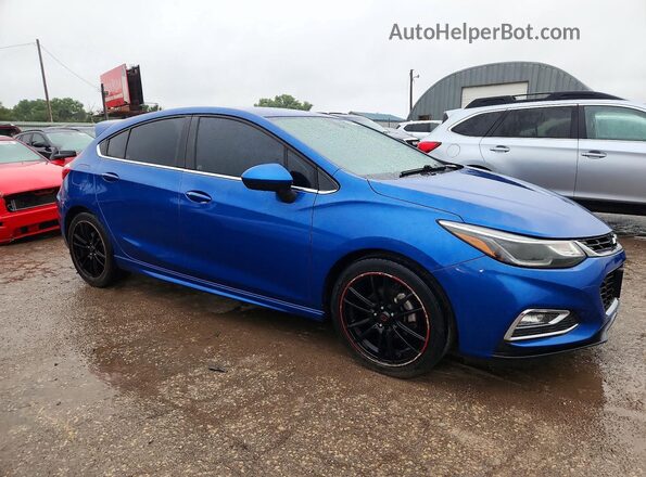 3G1BE6SM8JS525100 2018 CHEVROLET CRUZE Blue Przód prawy