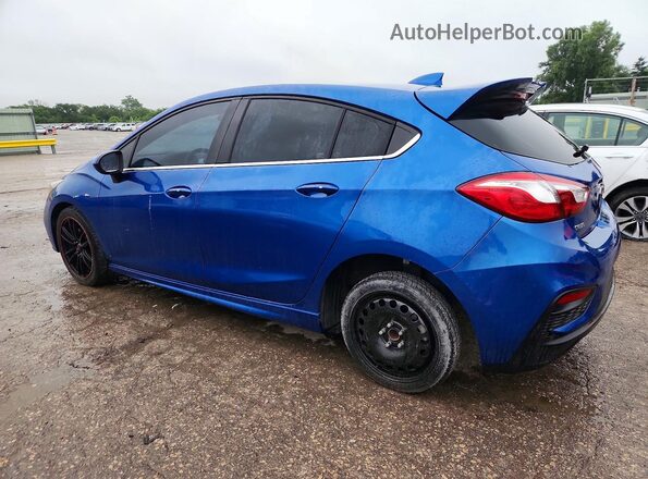 3G1BE6SM8JS525100 2018 CHEVROLET CRUZE Blue Tył lewy