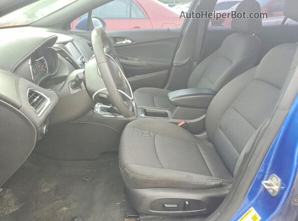 3G1BE6SM8JS525100 2018 CHEVROLET CRUZE Blue Widok wnętrza z przodu