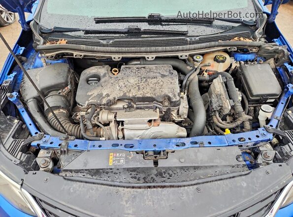 3G1BE6SM8JS525100 2018 CHEVROLET CRUZE Blue Widok wnętrza z tyłu