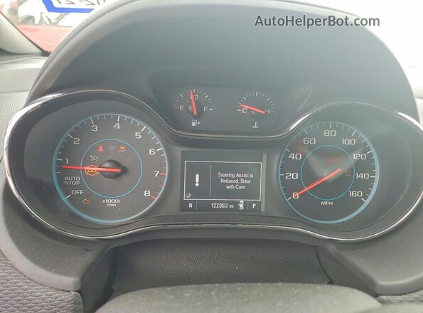 3G1BE6SM8JS525100 2018 CHEVROLET CRUZE Blue Widok zestawu wskaźników