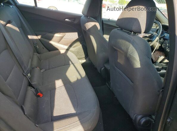 3G1BE6SM8JS603116 2018 CHEVROLET CRUZE Charcoal უკანა სალონის ხედი