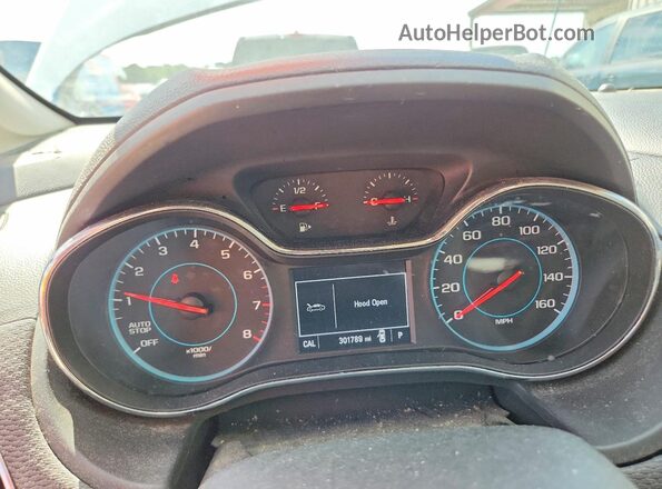 3G1BE6SM8JS628095 2018 CHEVROLET CRUZE White Vista del cuadro de instrumentos