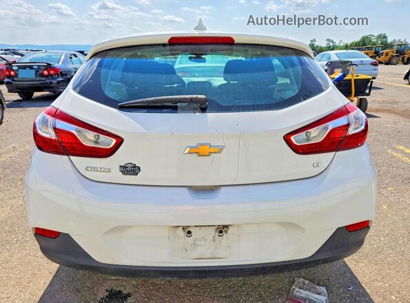 3G1BE6SM8JS651313 2018 CHEVROLET CRUZE White Widok z tyłu