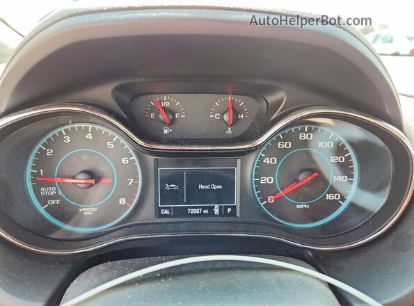 3G1BE6SM8JS651313 2018 CHEVROLET CRUZE White Widok zestawu wskaźników