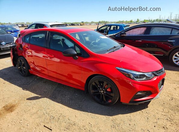 3G1BE6SM8JS651537 2018 CHEVROLET CRUZE Red Front right