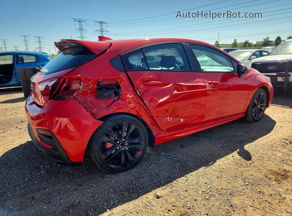 3G1BE6SM8JS651537 2018 CHEVROLET CRUZE Red Rear right