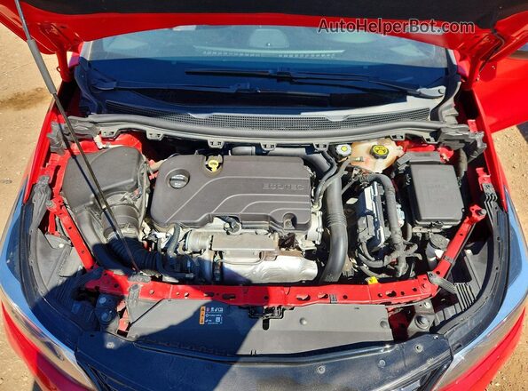 3G1BE6SM8JS651537 2018 CHEVROLET CRUZE Red Rear interior view