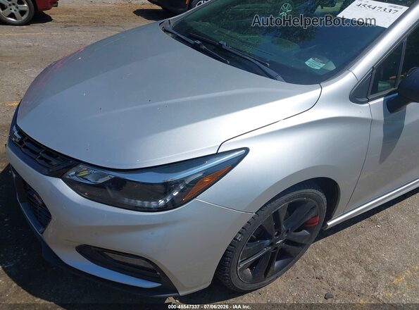 3G1BE6SM9JS608129 2018 CHEVROLET CRUZE Silver Front left