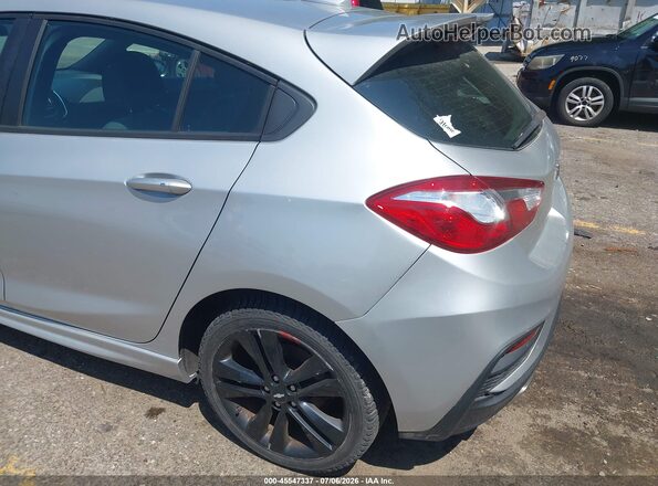 3G1BE6SM9JS608129 2018 CHEVROLET CRUZE Silver Rear left