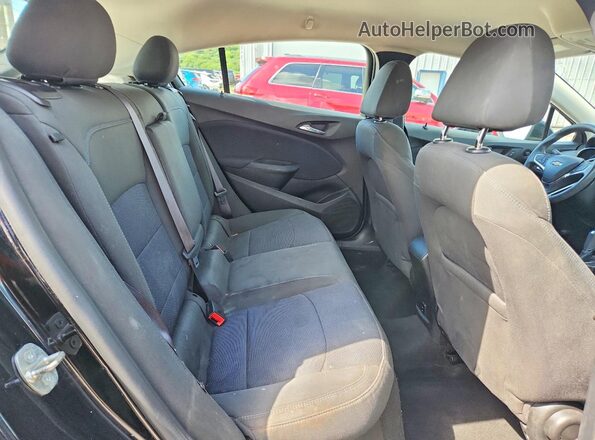 3G1BE6SMXHS558397 2017 CHEVROLET CRUZE Black Rear seats view