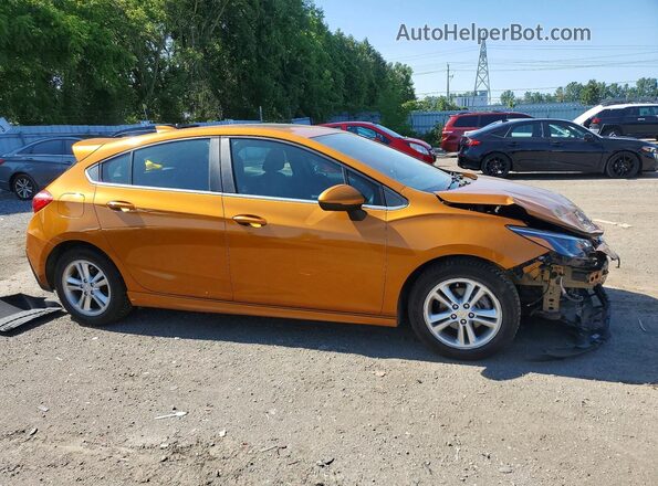 3G1BE6SMXHS580786 2017 CHEVROLET CRUZE Orange Front right