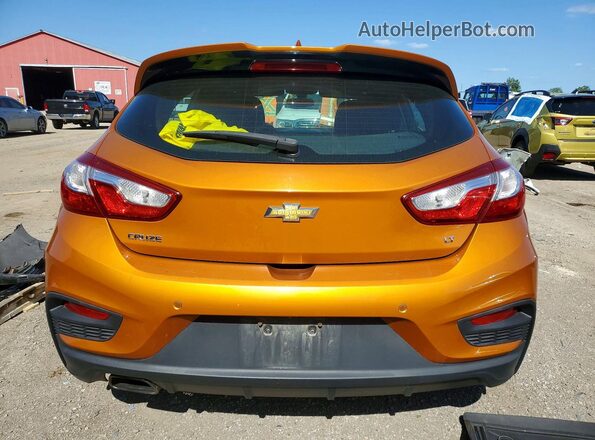 3G1BE6SMXHS580786 2017 CHEVROLET CRUZE Orange Rear view