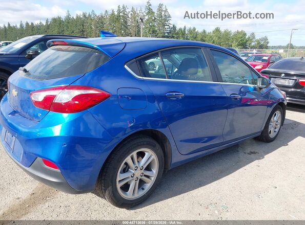 3G1BE6SMXJS596718 2018 CHEVROLET CRUZE Blue Tył prawy