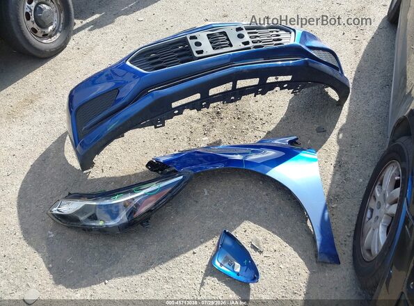 3G1BE6SMXJS596718 2018 CHEVROLET CRUZE Blue Widok zestawu wskaźników