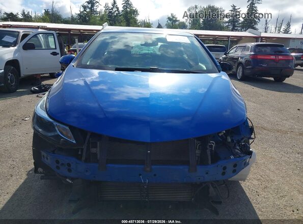 3G1BE6SMXJS596718 2018 CHEVROLET CRUZE Blue Widok wnętrza z tyłu