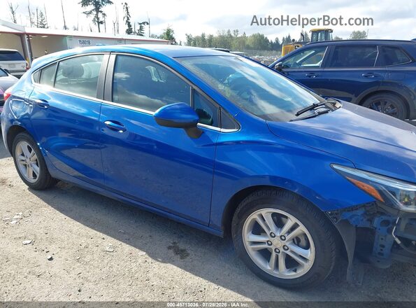 3G1BE6SMXJS596718 2018 CHEVROLET CRUZE Blue Widok wnętrza 360 stopni
