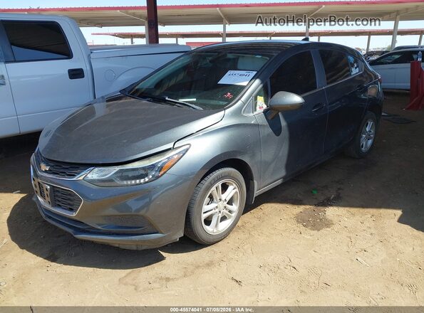 3G1BE6SMXJS654553 2018 CHEVROLET CRUZE Gray Передня ліва чверть