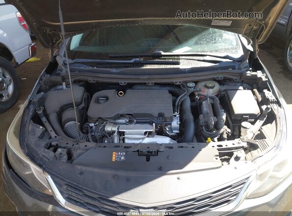 3G1BE6SMXJS654553 2018 CHEVROLET CRUZE Gray Вид ззаду