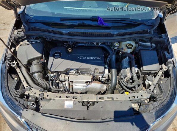3G1BF6SM0HS563153 2017 CHEVROLET CRUZE Gray Вид задньої частини салону