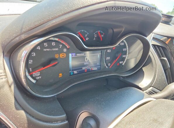 3G1BF6SM0HS563153 2017 CHEVROLET CRUZE Gray Вид щитка приладів