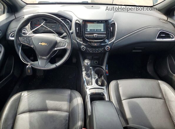 3G1BF6SM0JS601874 2018 CHEVROLET CRUZE Gray Widok deski rozdzielczej