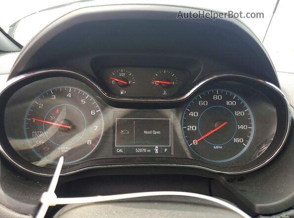3G1BF6SM0JS601874 2018 CHEVROLET CRUZE Gray Widok zestawu wskaźników