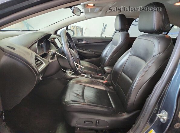 3G1BF6SM0JS608663 2018 CHEVROLET CRUZE Угольный Вид салона спереди