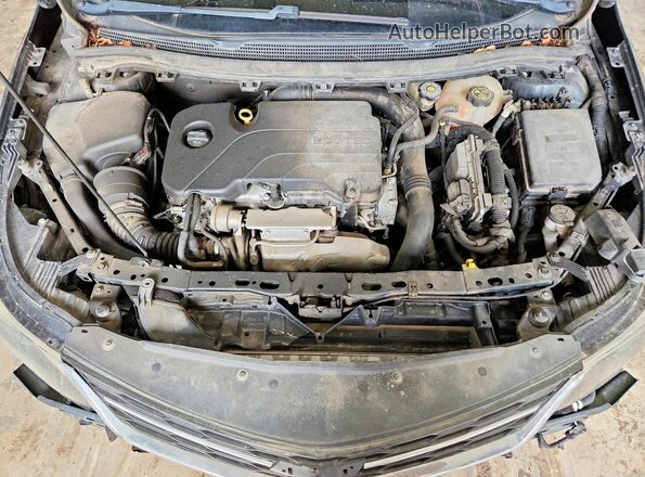 3G1BF6SM0JS608663 2018 CHEVROLET CRUZE Угольный Вид задней части салона