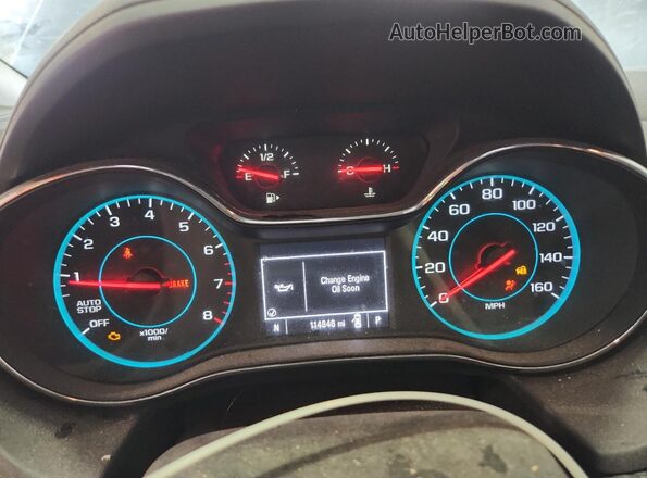 3G1BF6SM0JS608663 2018 CHEVROLET CRUZE Угольный 