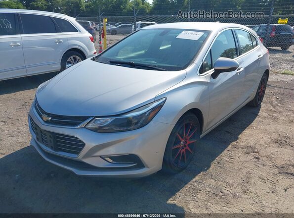 3G1BF6SM0JS639296 2018 CHEVROLET CRUZE Silver Передня ліва чверть